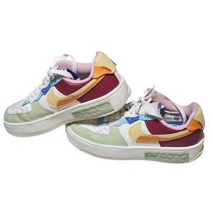 Nike Air‎ Force 1 Pixel SE Patchwork Multiclr DO6719-100 Wm7.5 Pastel Suede Lthr